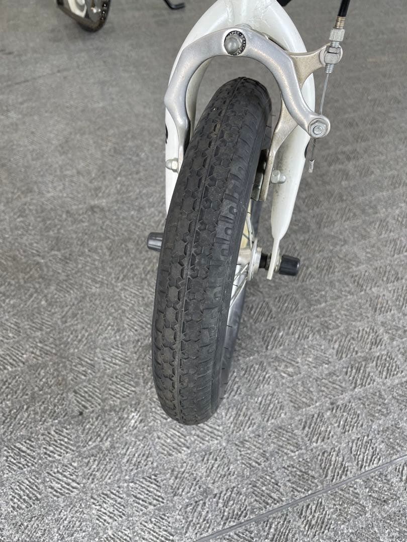 希少 CHARI-Q チョロQ 折りたたみ自転車 ホワイト　チャリQ ミニチャリ