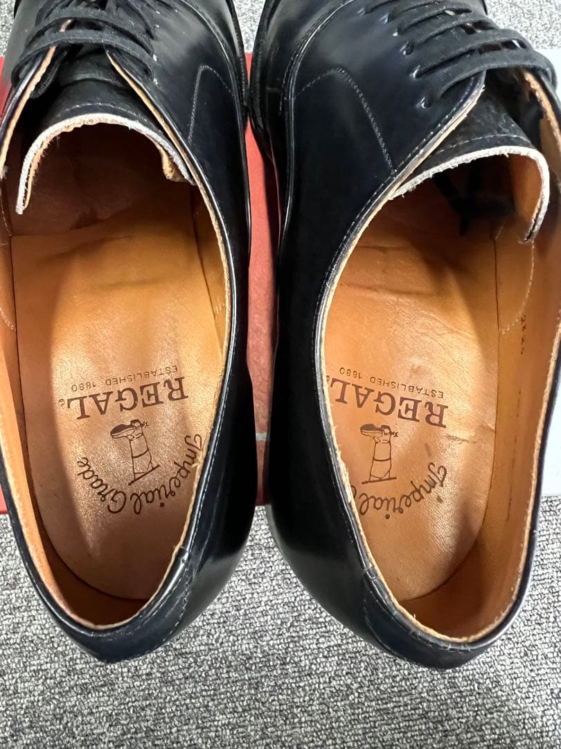 REGAL インペリアルグレード ストレートチップ ブラック