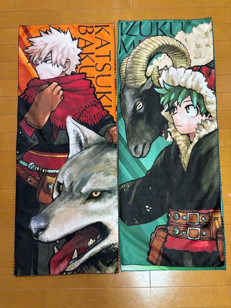 僕のヒーローアカデミア 大判 タオル 緑谷出久 デク 爆豪勝己 かっちゃん