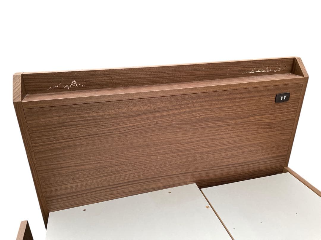 大阪 京都限定 ニトリ ベッドフレーム 収納4つ付き シングルサイズ コンセント