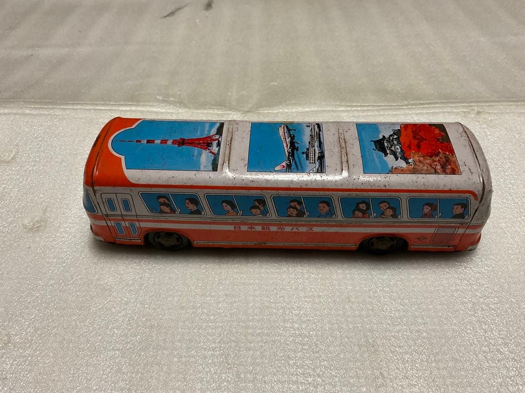日本観光バス／ブリキカー。DAIYA社製。【キズとか錆がございます】。