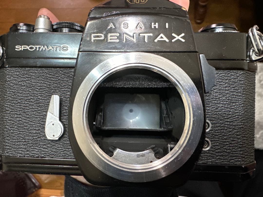 即撮影可能 フィルムカメラ Pentax SP レンズ3個付き レンズ(ズーム