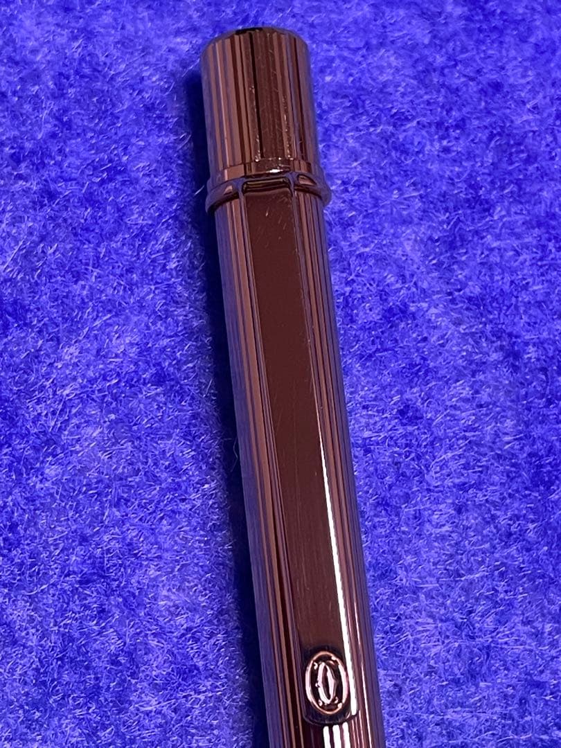 【新品・未使用】カルティエツイスト式マストボールペンゴールド証明書付き 黒インク