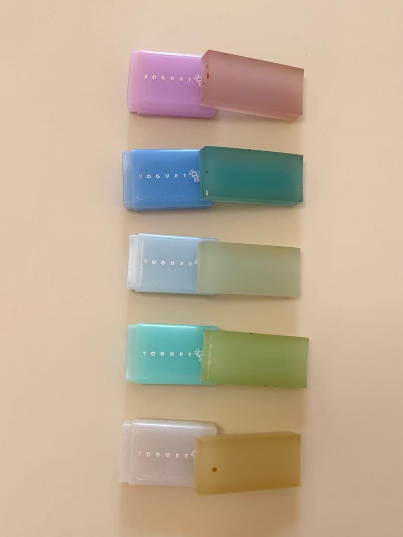 昭和レトロ　MITSUKAN YOGURT 消しゴム　ファンシー