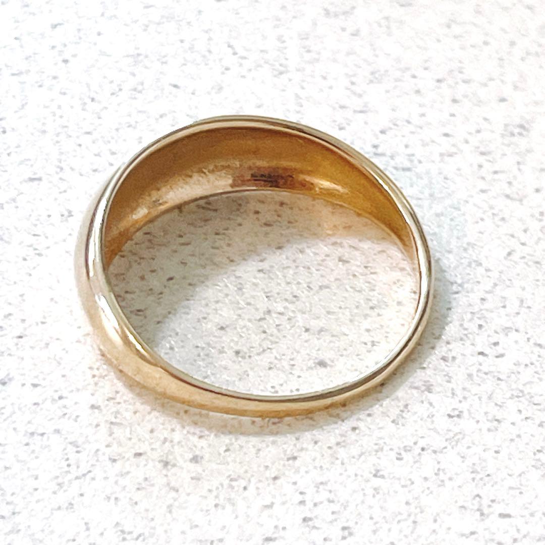 猫*)様 美品 Lilas リラ K10 三日月リング 13号