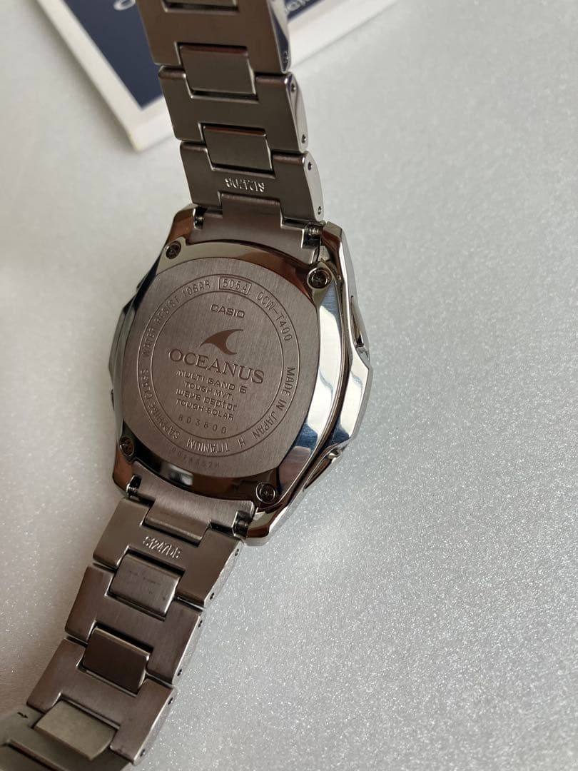 OCEANUS オシアナス OCW-T400 デジアナ　電波ソーラー　チタン