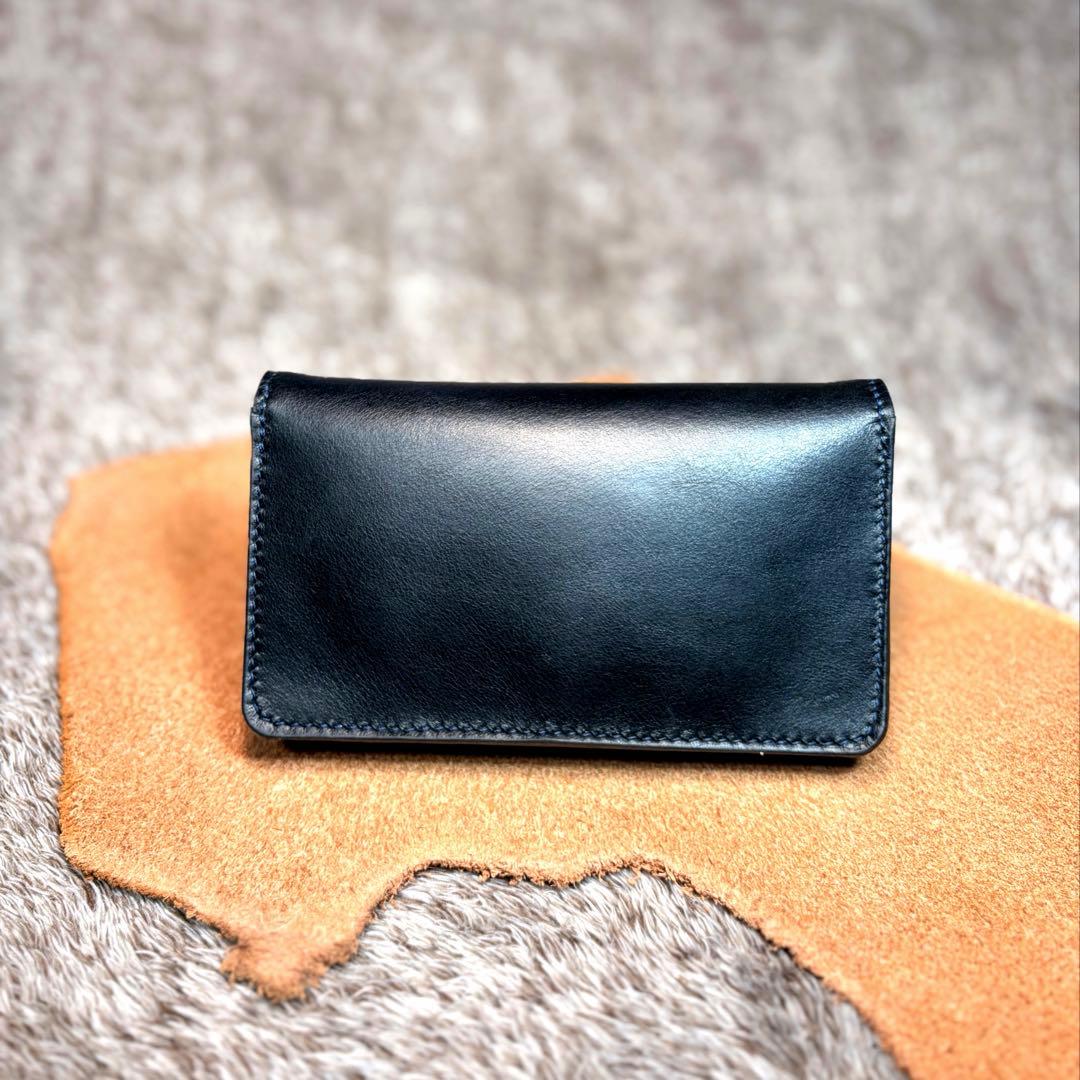 ◎スムース革シャグポーチ.柔らかい二つ折り◎