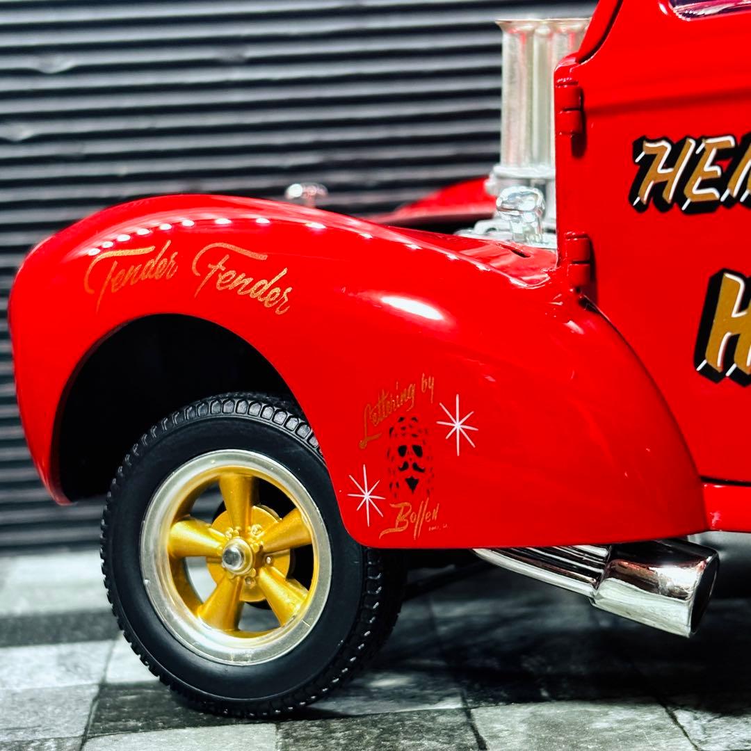 国内未入荷 1/18 ACME '40 WILLYS GASSER HEMI