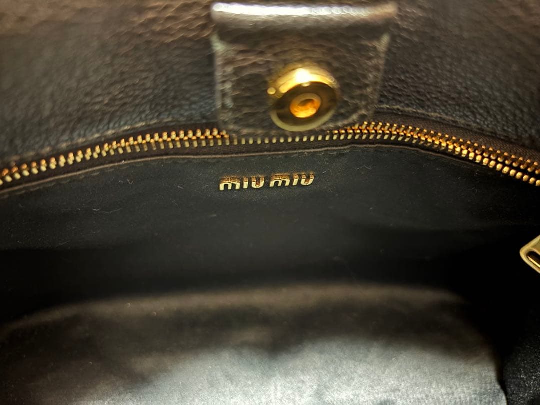 miu miu ハンドバッグ ブラック