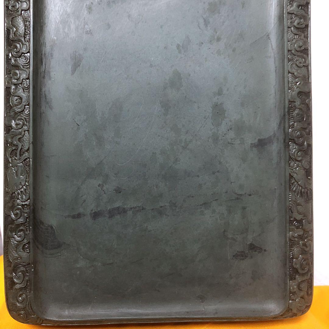 古硯】緑端渓硯 乾隆五十三年(1788) 仲春月 小山一桂