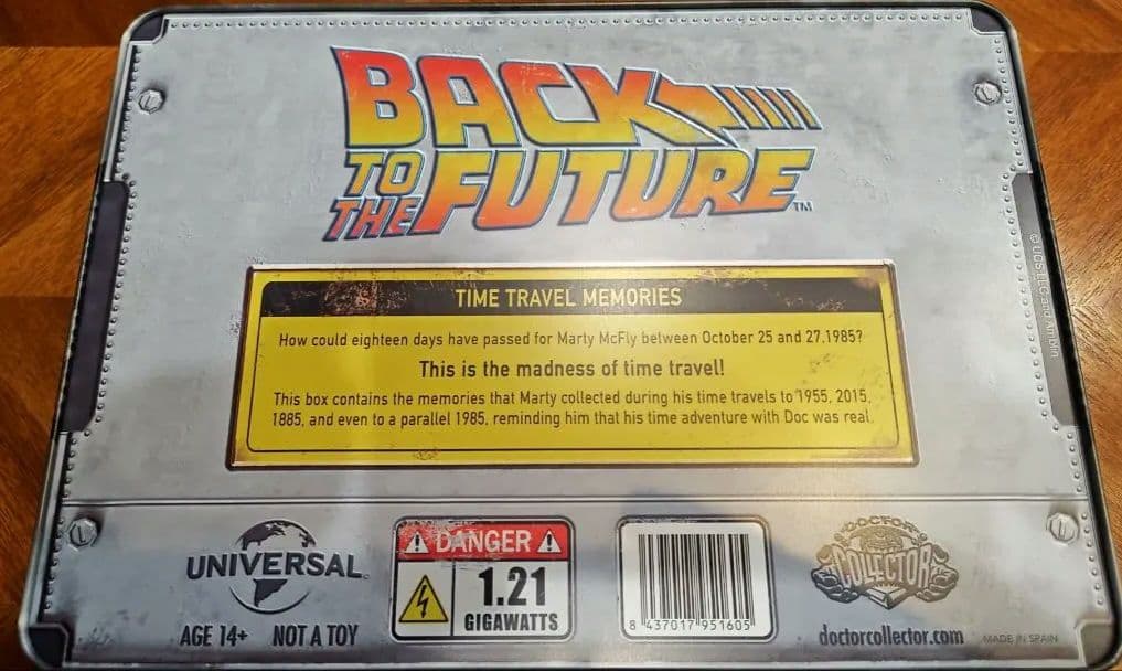 バック・トゥ・ザ・フューチャー タイムトラベルメモリーキット