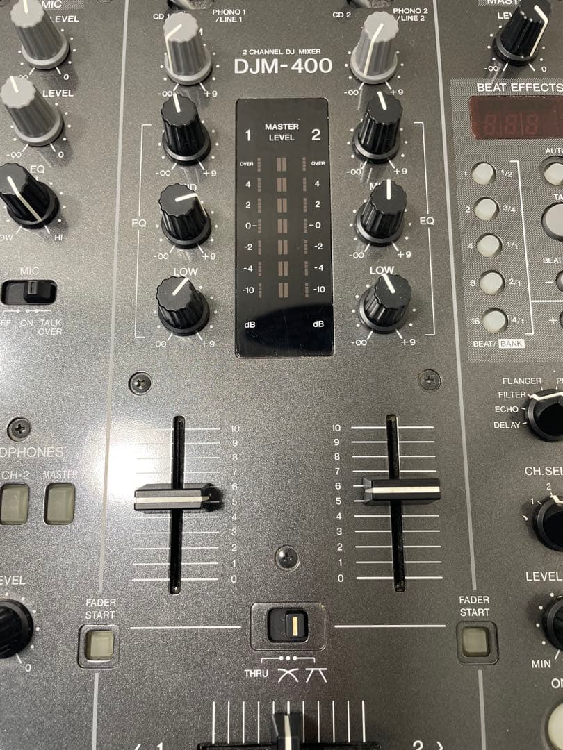 pioneer dj パイオニア DJM-400 フェーダー内部メンテナンス pioneer