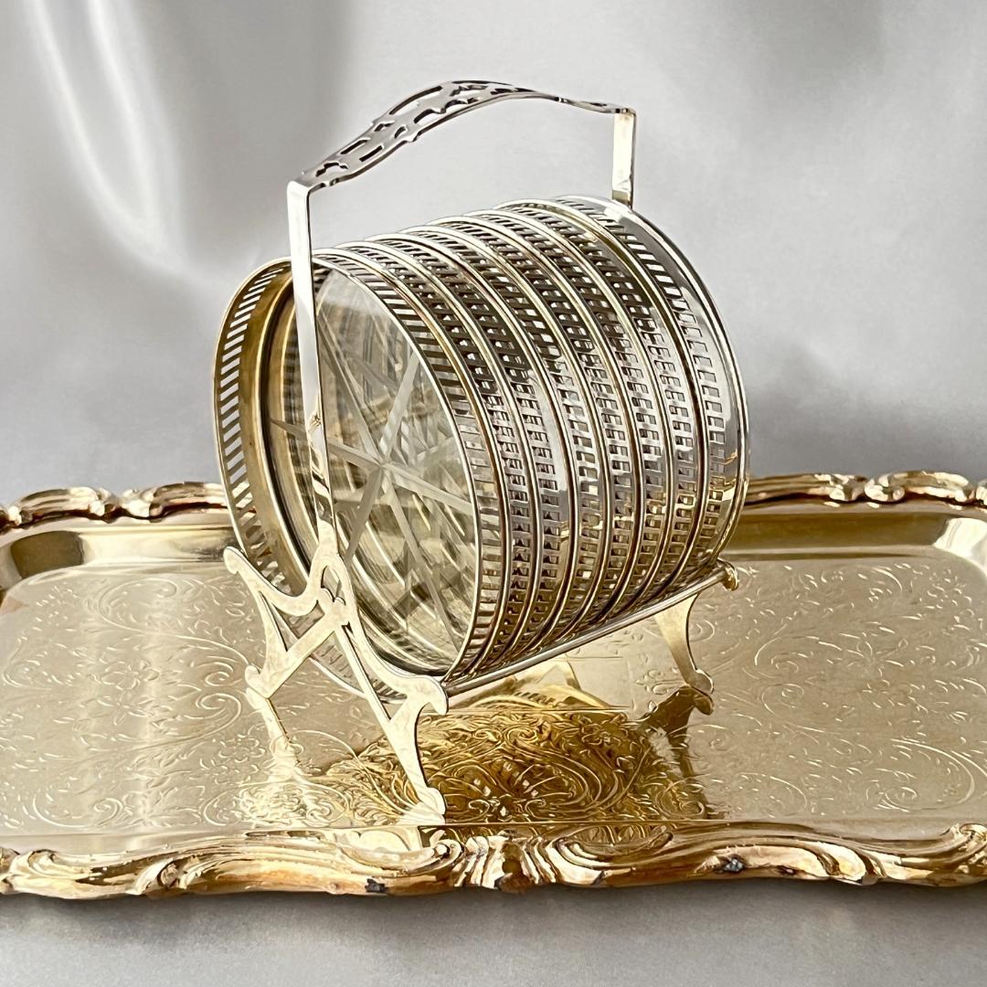 アンティーク ティー ストレーナー 茶漉し 1913年 ツール レア