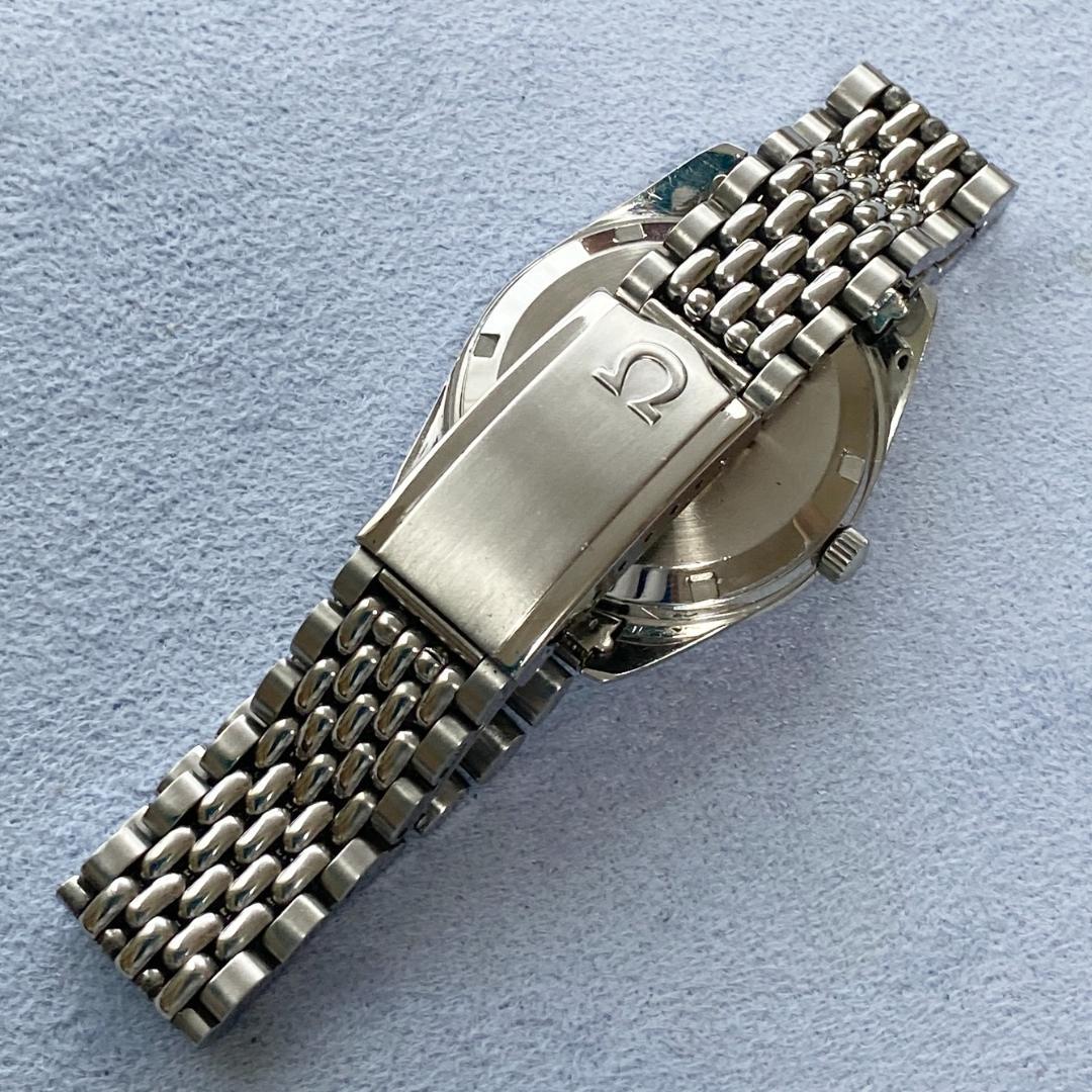 OH済 オメガ シーマスター クロノメーター 純正ライスブレス 8振動 自動巻き