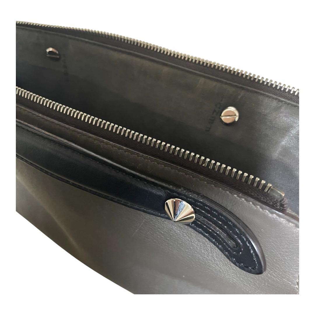 ◆FENDI◆フェンディ バイザウェイ ミディアム ショルダーバッグ グレー