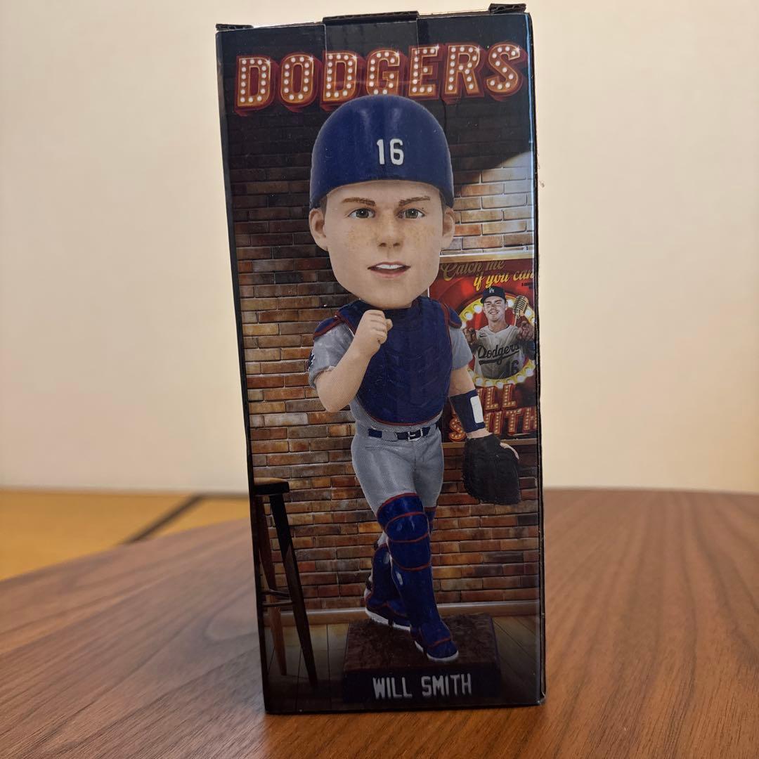 k*4様 祝ロサンゼルス・ドジャース優勝! ウィル・スミス ボブルヘッドフィギュ