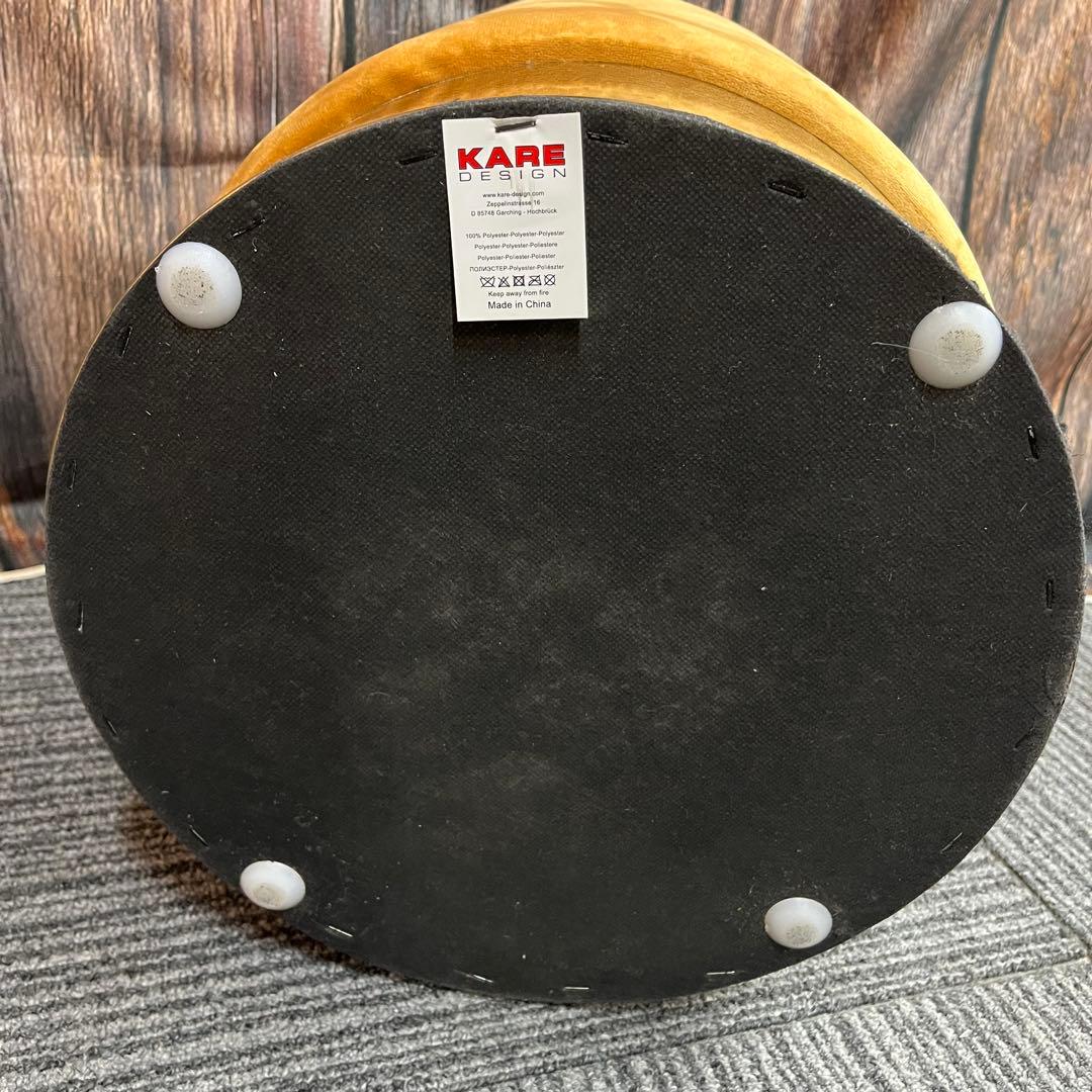 KARE チェリーオレンジブラス O35cm スツール 廃盤 Cherry