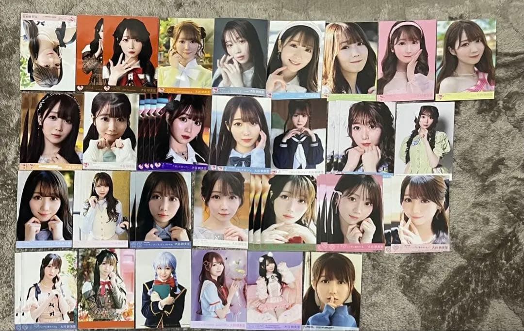 大谷映美里 生写真330枚 ミニフォトID まとめ売り