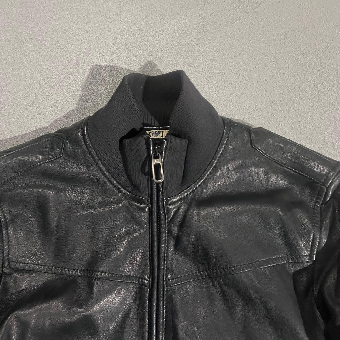 Archive ARMANI JEANS leather jacket