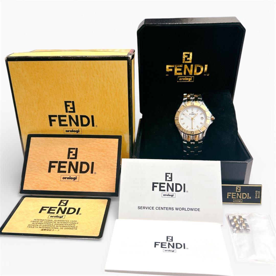 専用❣️箱付き　FENDI 2500G クォーツ腕時計 メンズ ユニセックス