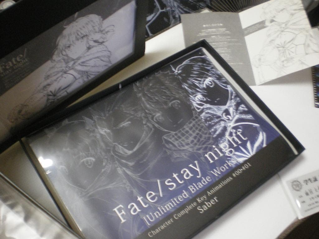Fate セイバー アニメ原画集セット sn 売上被災地寄付 - メルカリ