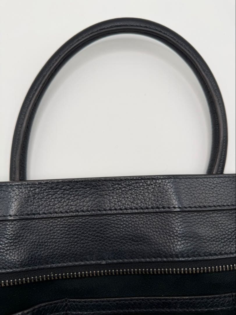 CELINE ラゲージ ミニ ブラック レザー ハンドバッグ 旧ロゴ 保存袋付き