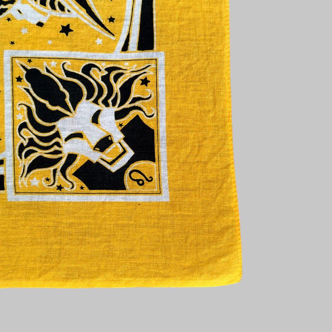 スペシャル 〜70s ヴィンテージバンダナ 星座シリーズ 獅子座 VINTAGE