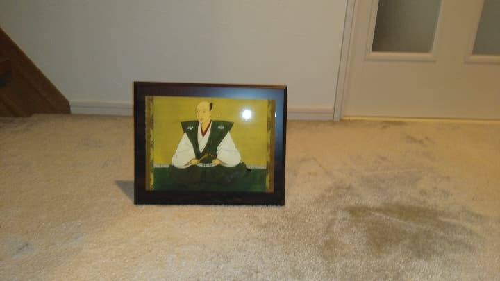 織田信長 長興寺 紙本著色織田信長像 高精細 木製 ウッドプレート 非売品