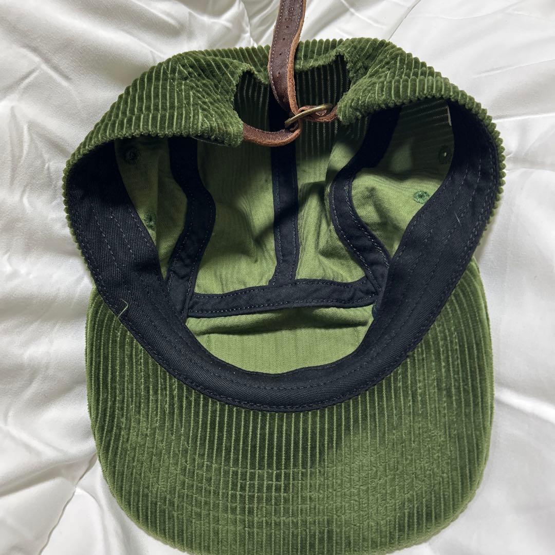 Supreme コーデュロイキャップ オリーブグリーン - メルカリ