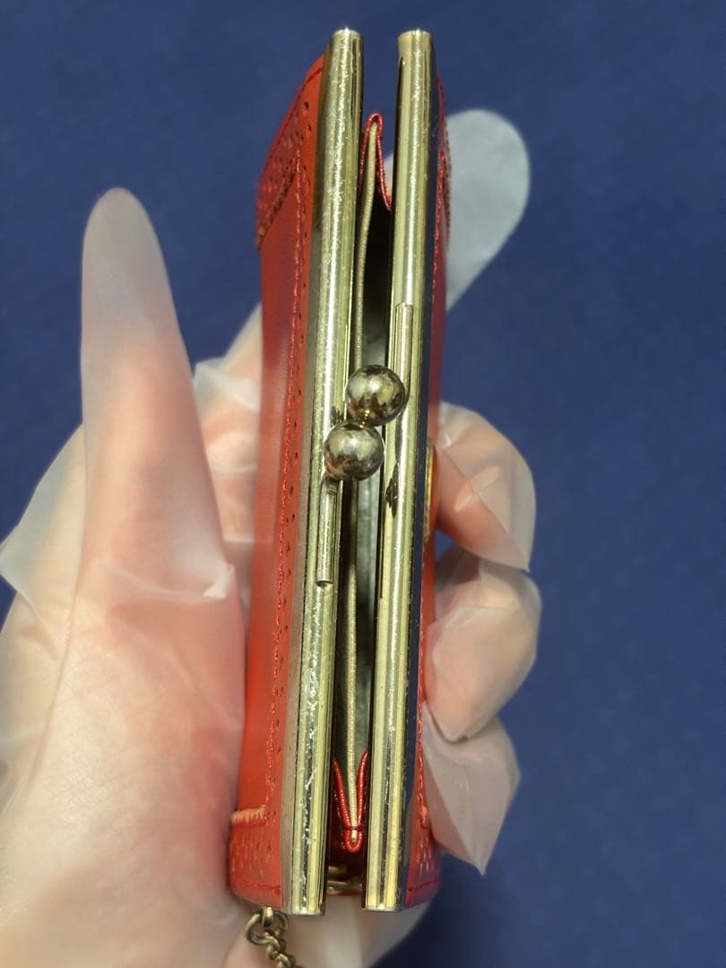 【希少】Vivienne Westwood ケース 赤エナメルボタン