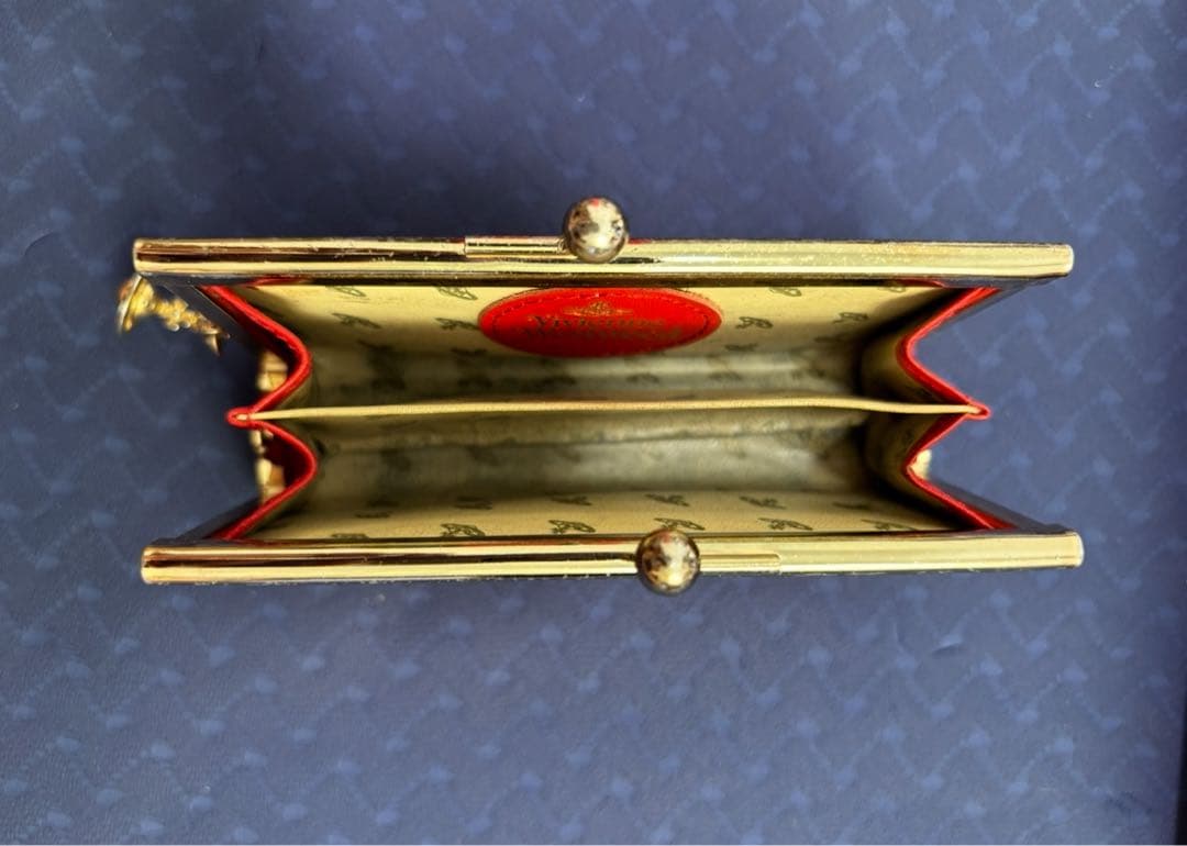 【希少】Vivienne Westwood ケース 赤エナメルボタン