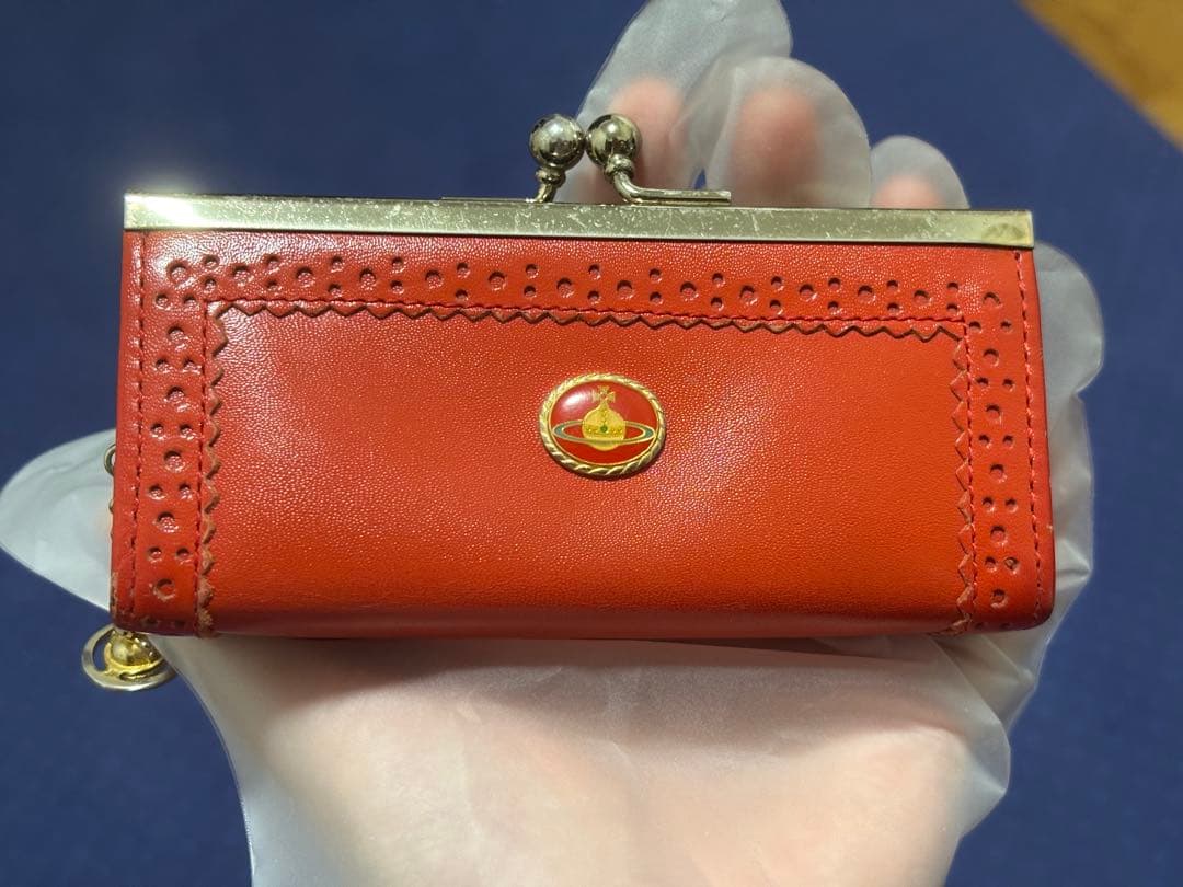 【希少】Vivienne Westwood ケース 赤エナメルボタン