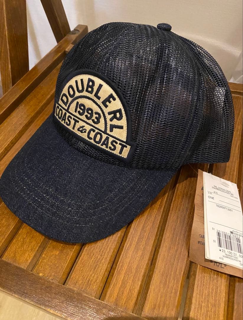 新品RRLデニムメッシュ トラッカー キャップ ダブルアールエル ロン
