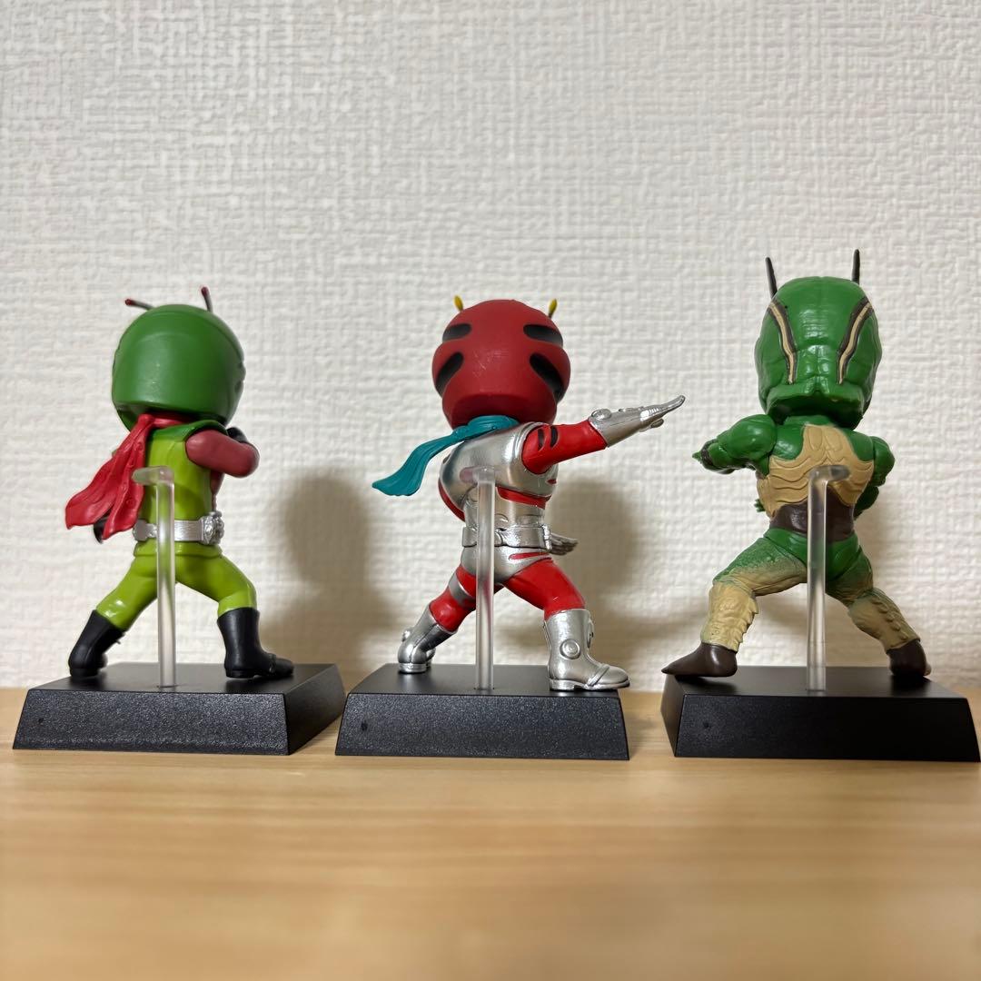 仮面ライダー　50thデフォルメクスフィギュア◎スカイライダー　ZX等　計5体