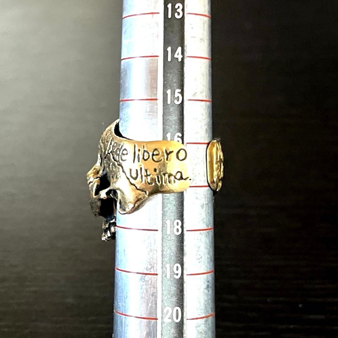 呪具屋 ジュグヤ メメントモリ スカル リング 約17号位