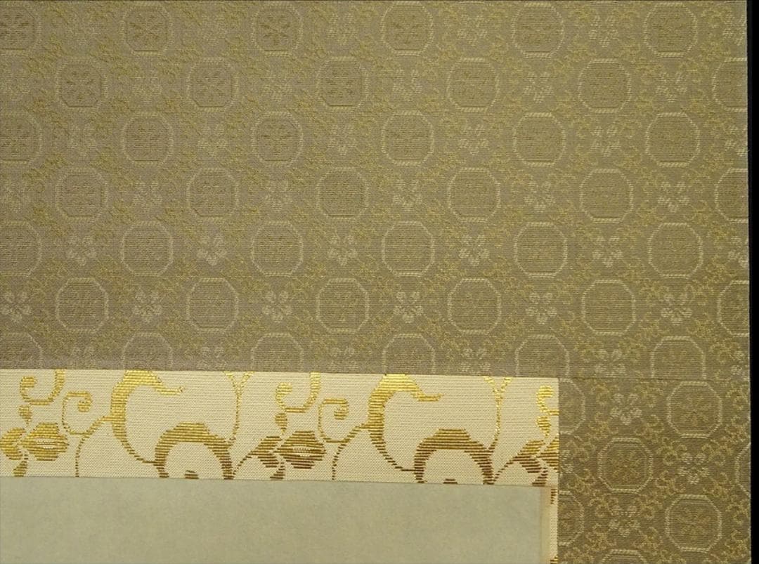 掛軸 土佐光文『富士 秋景山水図』日本画 絹本 肉筆 掛け軸 a111016