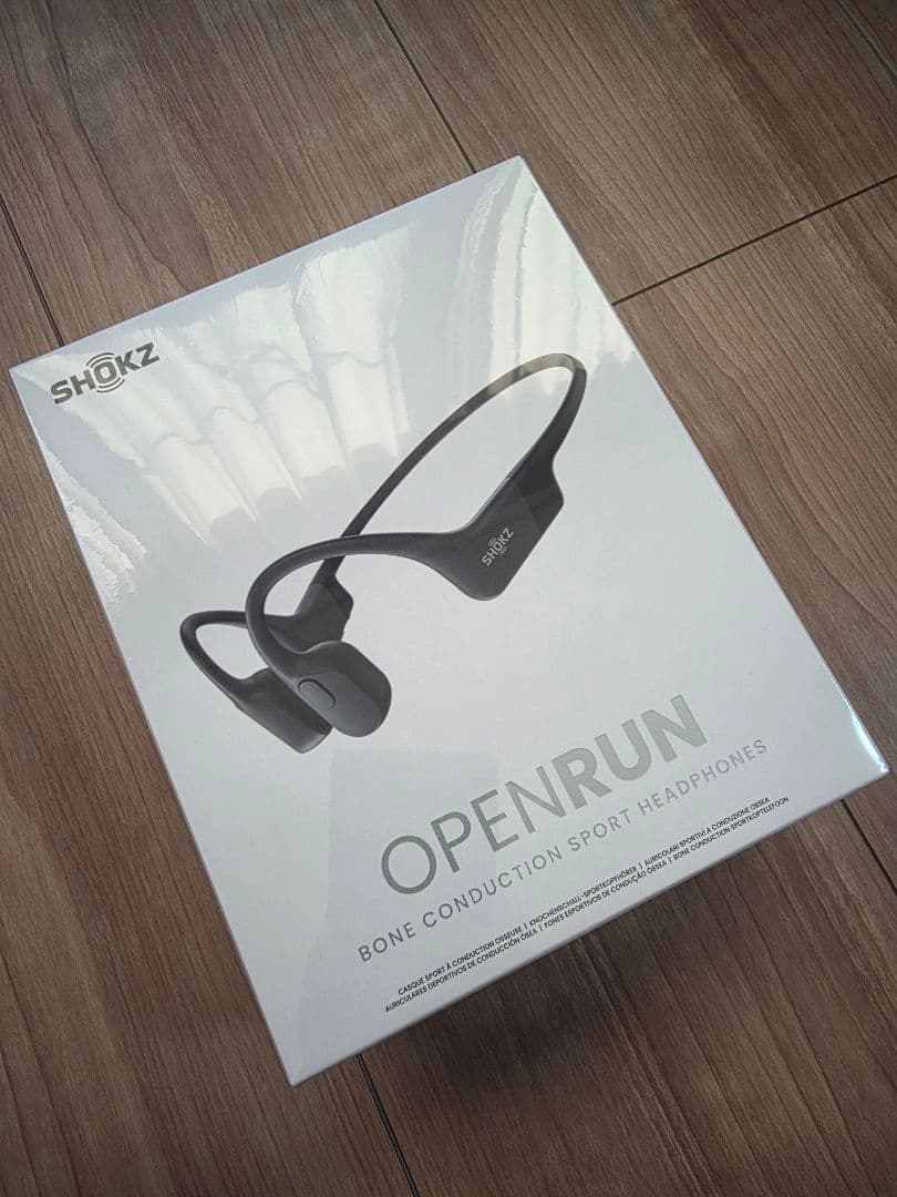 新品未開封 Shokz OpenRun 骨伝導イヤホン ブラック Shokz（ショックス） 骨伝導イヤホン OPENRUN Bluetooth ワイヤレス
