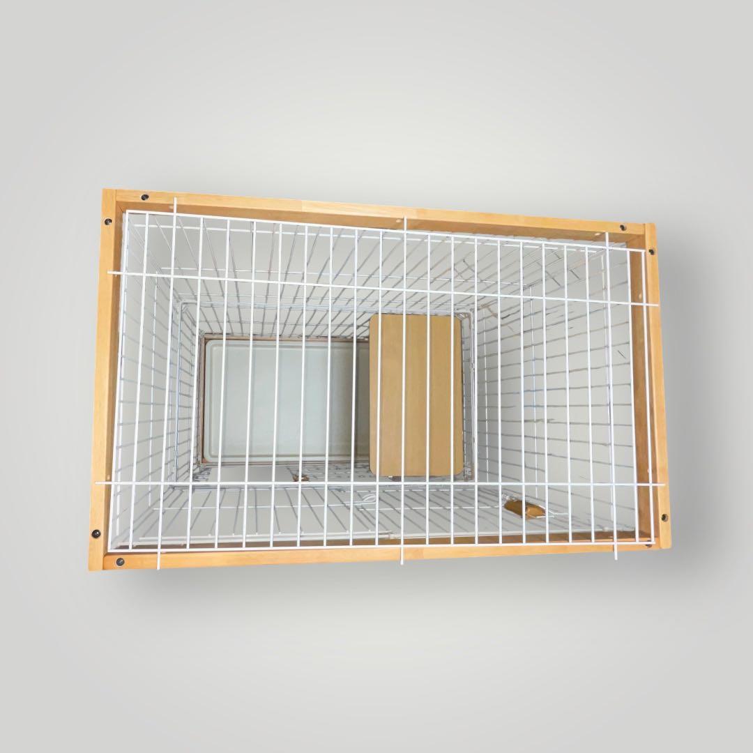 Richell 木製キャットケージS お掃除簡単ライトブラウン キャットケージ