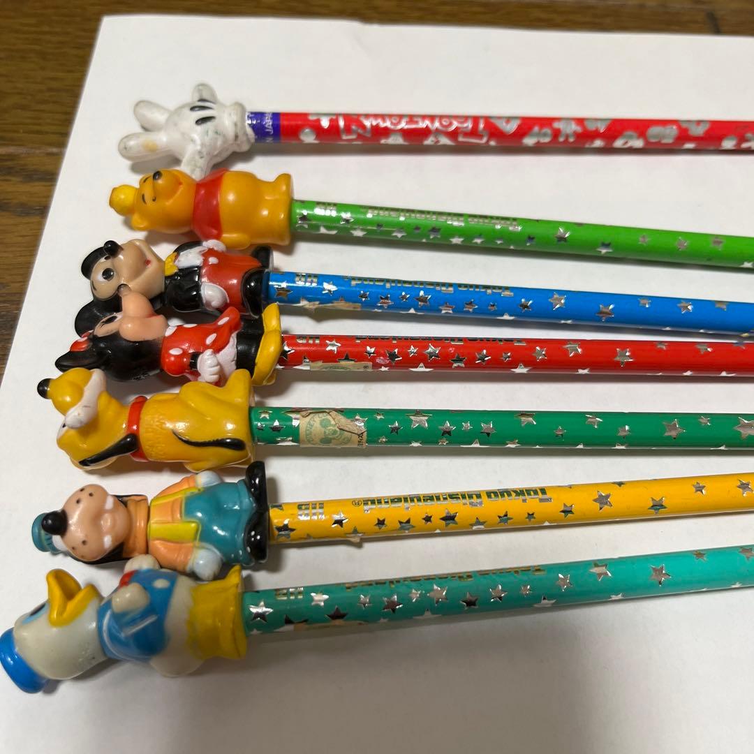昭和レトロ 昔の東京ディズニーランド 鉛筆 えんぴつ7本セット