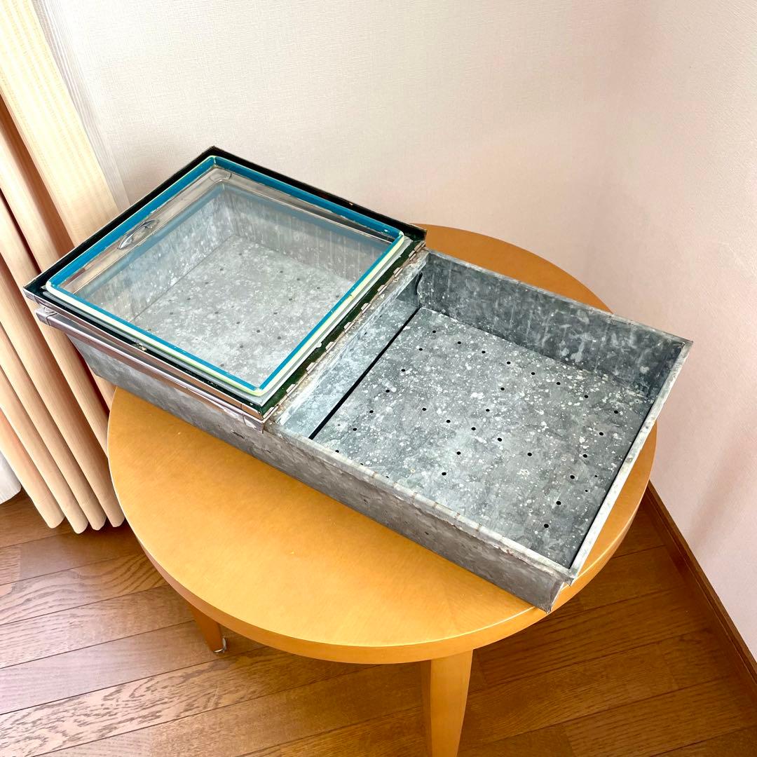 anma様専用」昭和レトロ 駄菓子屋さんの陳列ケース ブリキショーケース