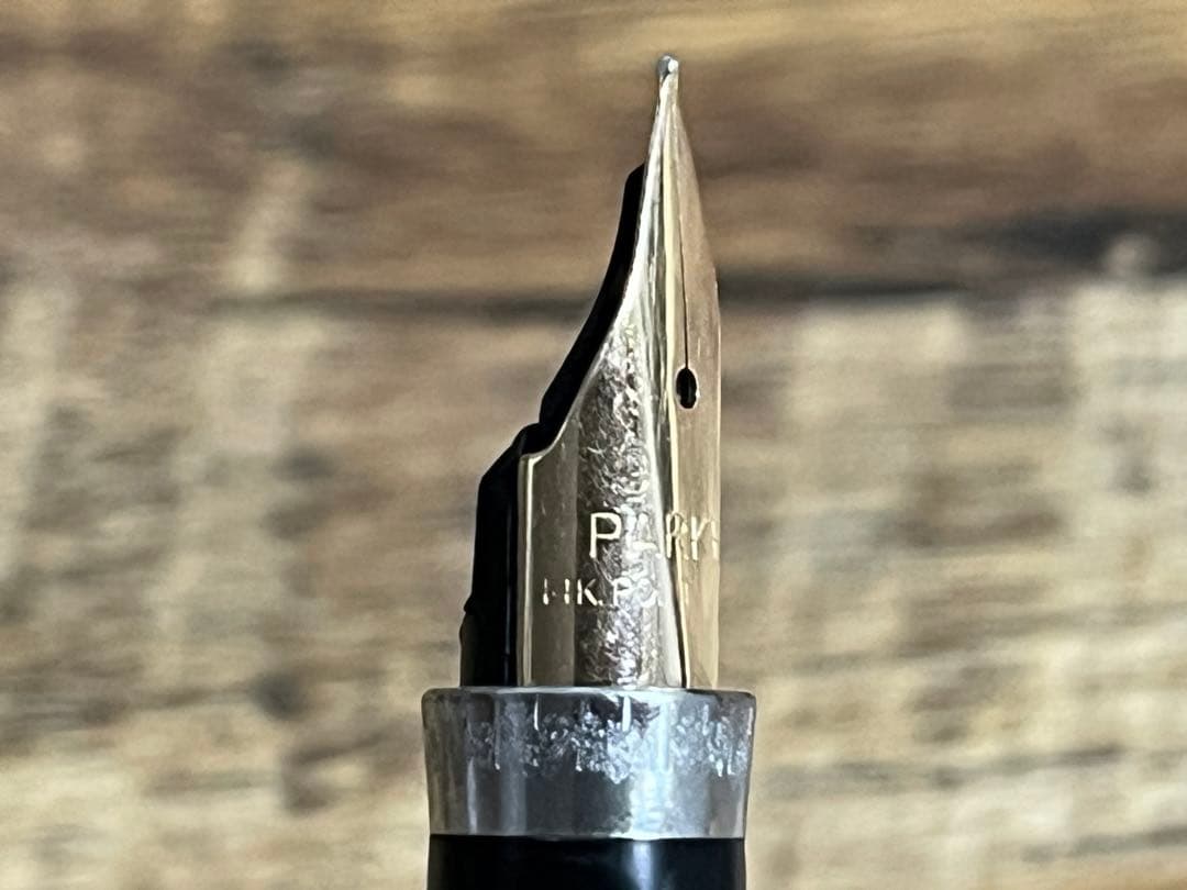 パーカー 75 シズレ スターリングシルバー 天冠フラットトップ XF 万年筆