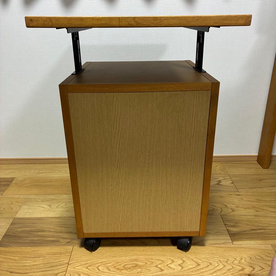 カリモク karimoku】デスクワゴン 鍵付き 学習机 サイドチェスト