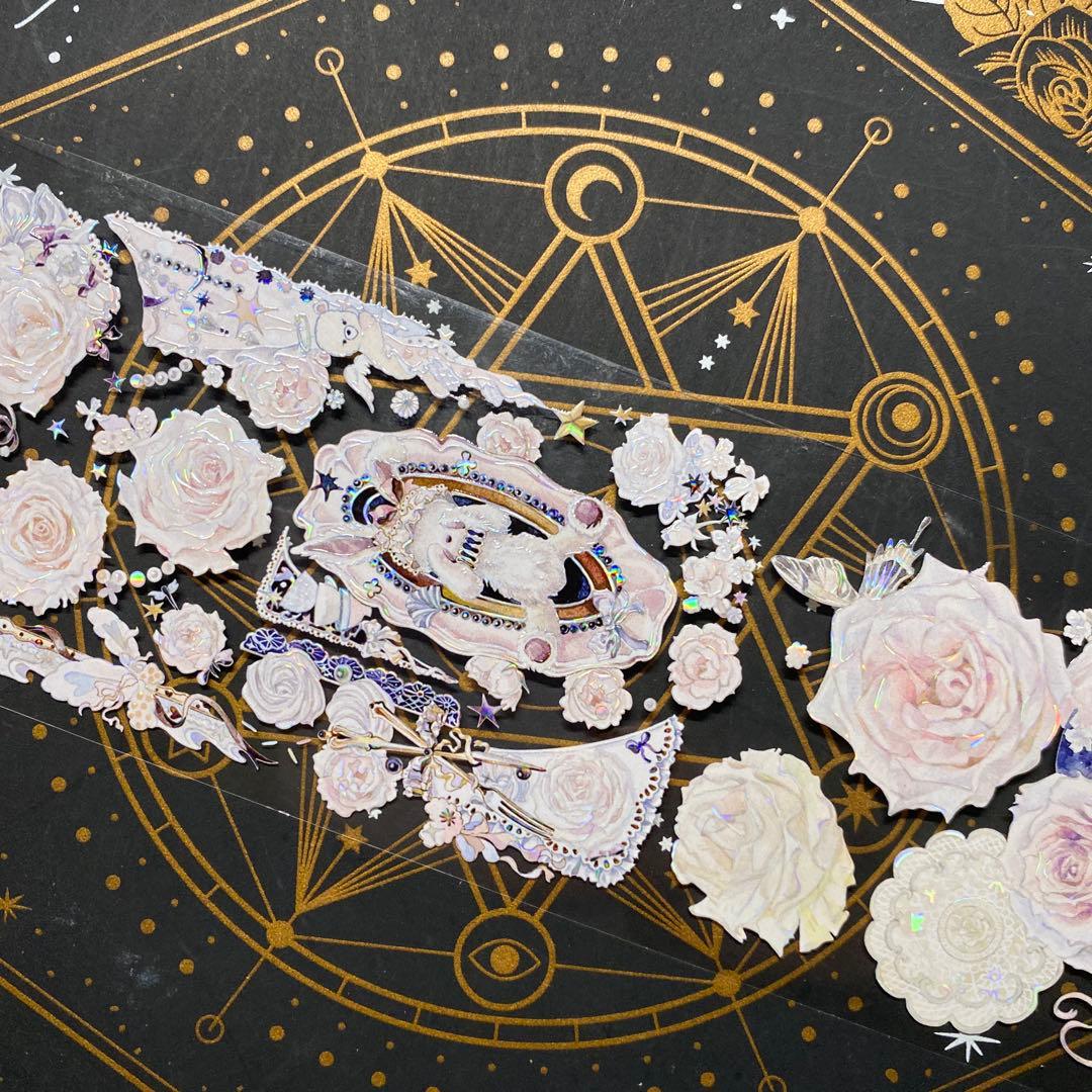 8006】海外マステ3/5/巻売り貝殻光マスキングテープ電子