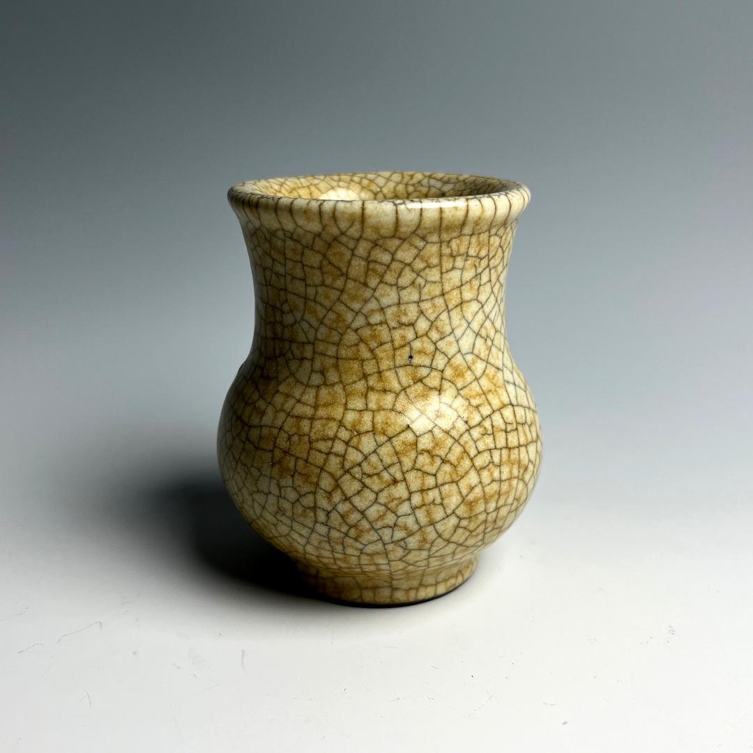 哥窯瓶 中国古玩 中国美術 旧家蔵出 A933