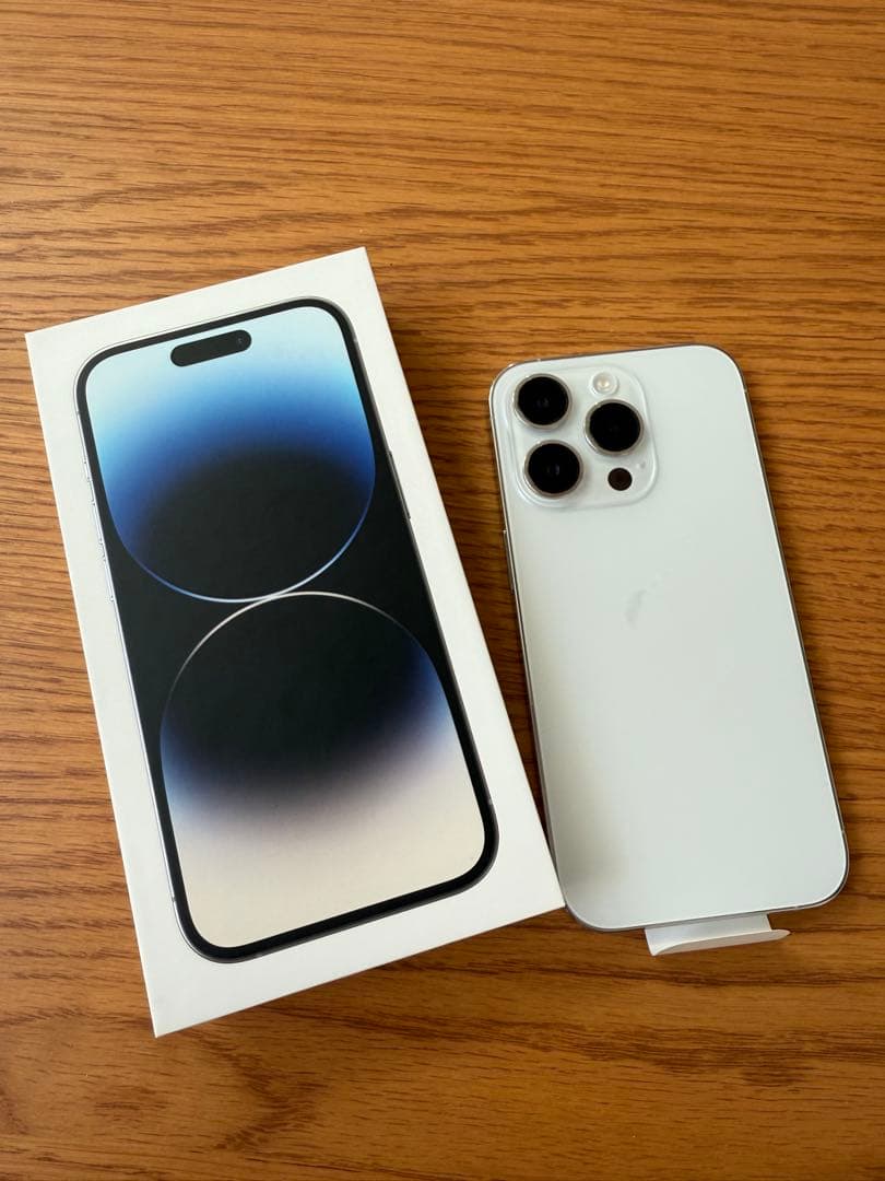 Apple iPhone 14Pro 128GBホワイト充電ケーブル付属