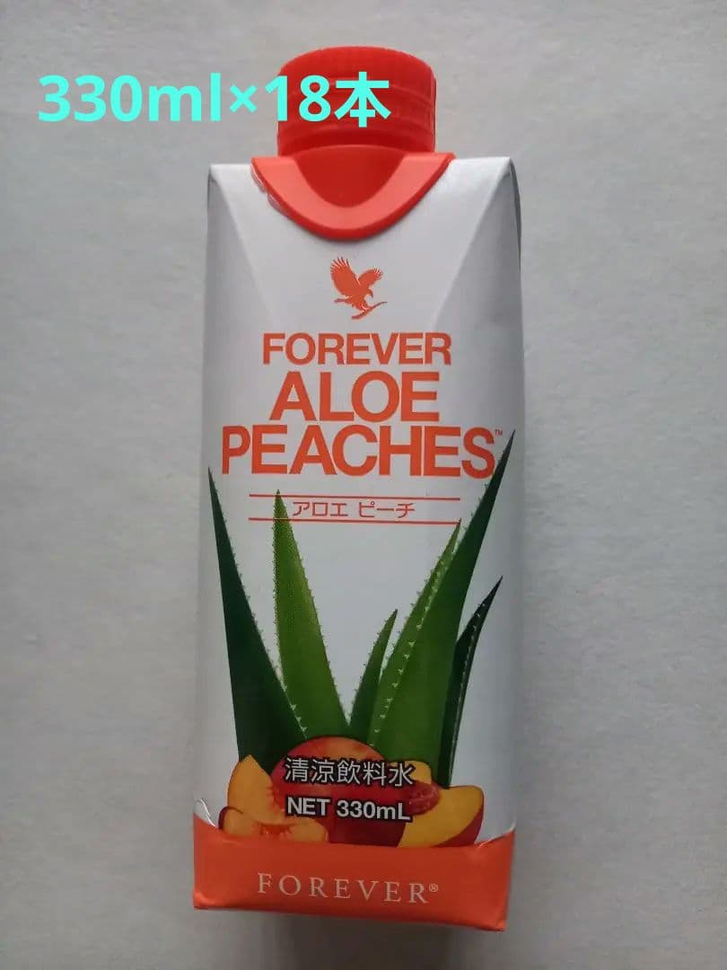 フォーエバーアロエピーチ330ml×18本×2箱