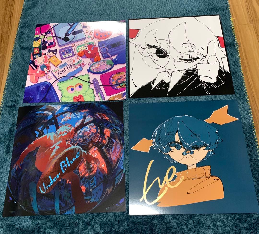 Eve Under Blue くじ 直筆サイン入りジャケットポスター - メルカリ