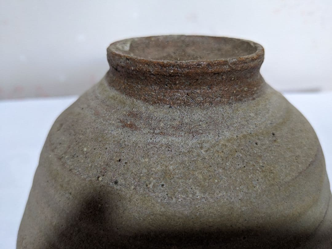 ⭐時代物 茶道具 抹茶碗 唐津焼？朝鮮李朝 彫り三島 三島唐津 古美術品