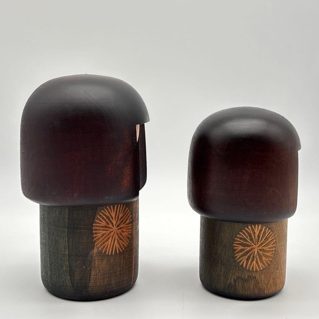 こけし 関口三作 童女 Japanese Kokeshi Doll Pair - メルカリ