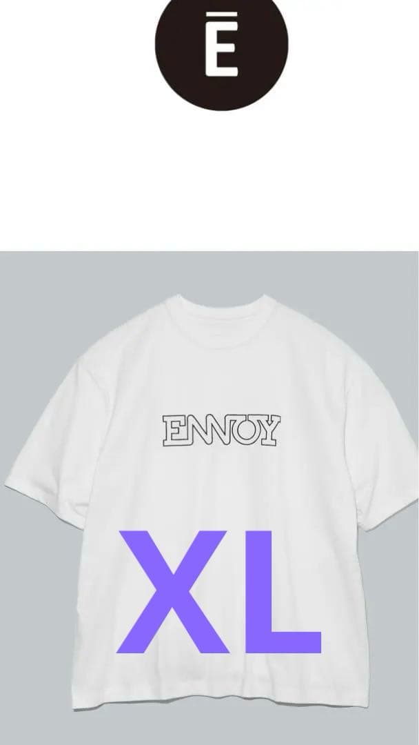ENNOY エンノイ ELECTRIC LOGO EMB T-SHIRT